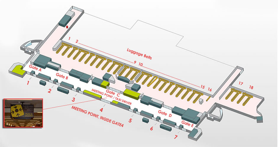 reservar taxi en Mallorca, Recogida en aeropuerto